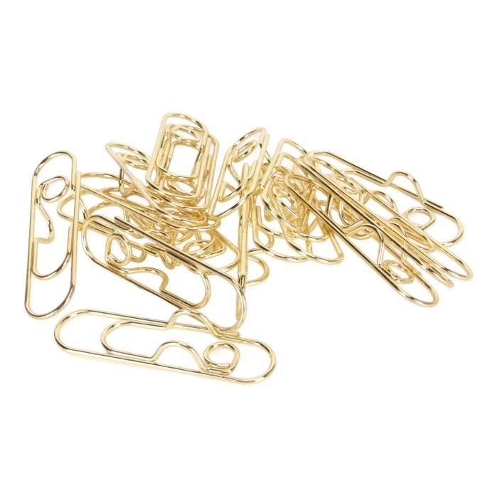 BLL Clips de stylo en métal 40pcs Pinces Porte-stylo Dorées pour ...