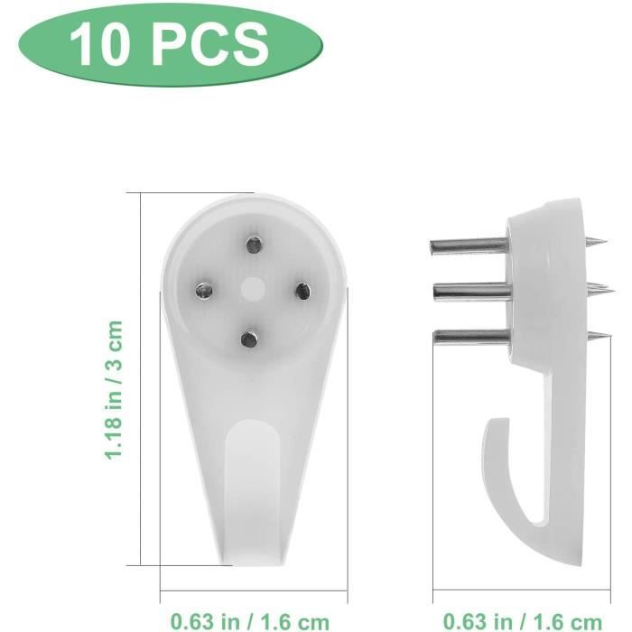 Ideen Mit Herz Lot De 20 Crochets Décoratifs Pour Fenêtre - Pour