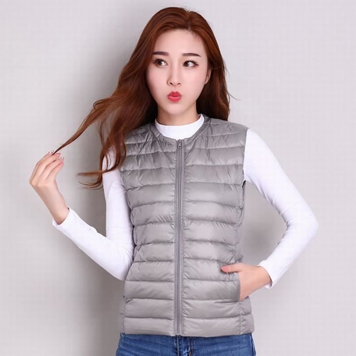 Doudoune femme sans col store