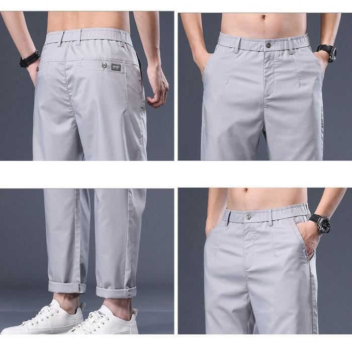 Femmes Pantalon plissé extensible à MS Mode