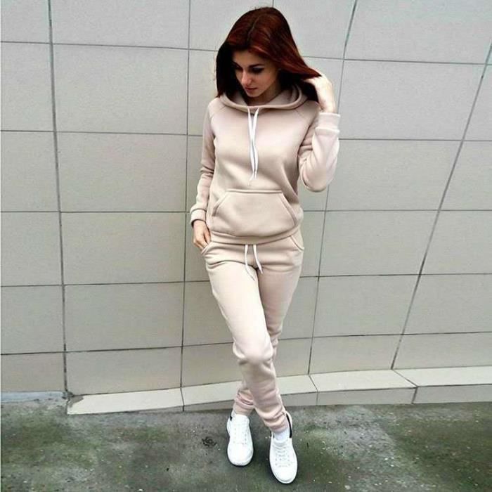 Ensemble Survêtement Femme Bench Siloh - 2 Pièces Beige (Taille UK 14) - Neuf Avec étiquettes