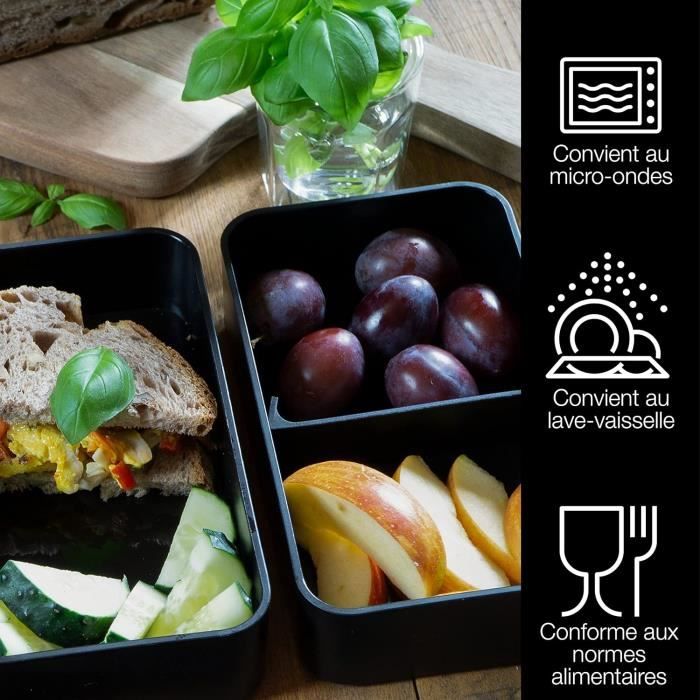 Generic SAC Repas Goûter Lunch BOX NOIR 2022 à Prix Pas Cher | Maroc