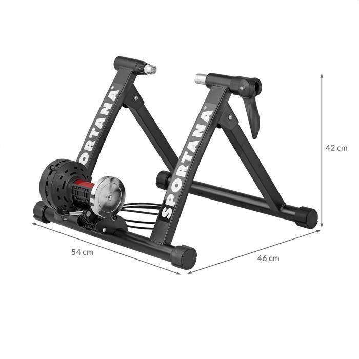 Home trainer v lo Sportana max. 150kg noir pliable acier 26