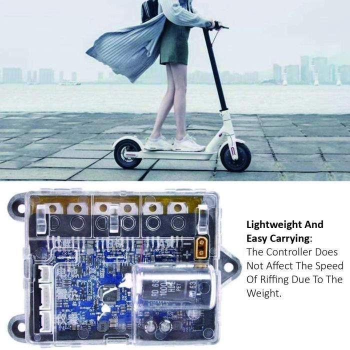 Circuit Imprimé De Remplacement Pour Trottinette Xiaomi 4 Lite - Affichage Puissance/vitesse, ABS étanche, Câble 215mm - 2