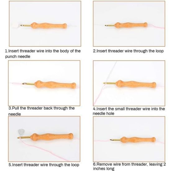 Fil à Coudre Facile-Pull Bodkin Corde utiliser pour insérer Corde rubans Aiguille flexible
