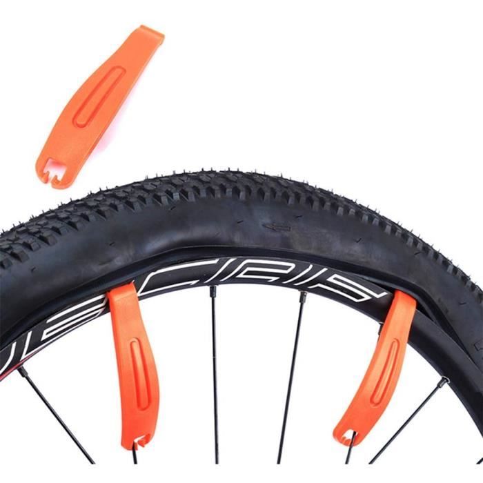 HURRISE Démonte-pneu cuillère Kit d'outils de changement de pneu de vélo de  moto démonte-pneu avec protection de jante - Cdiscount Auto