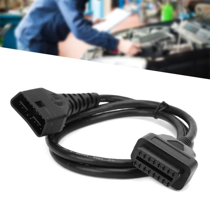 DEX Cordon de diagnostic Câble OBD2 3.3ft 16Pin Connecteur de Scanner ...