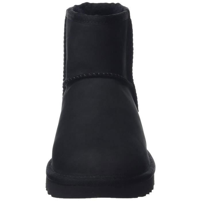 Ugg top cuir noir