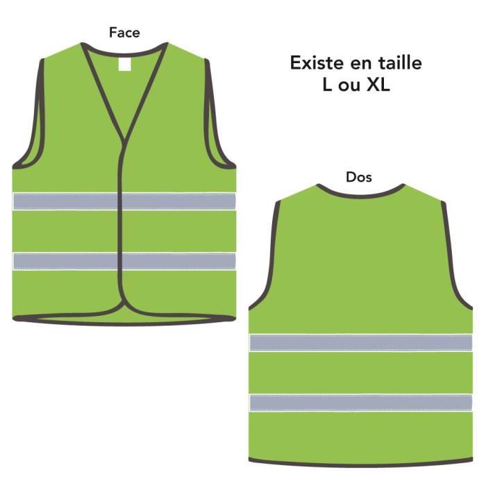Gilet haute hotsell visibilité vert