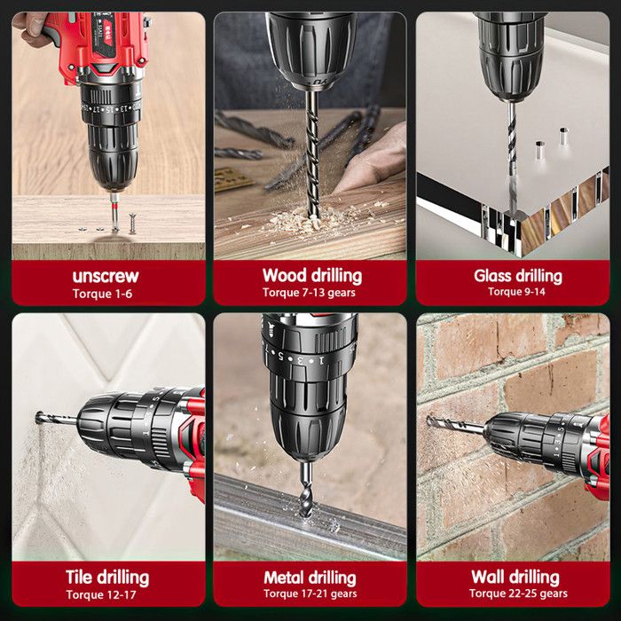 Coffret Perceuse Visseuse Sans Fil - Béton Avenue