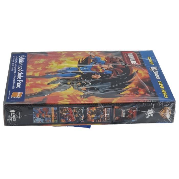 COFFRET 4 DVD DC UNIVERSE SUPER HEROS - Cdiscount DVD