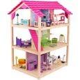 KidKraft - Maison de poupées en bois So Chic avec 46 accessoires inclus-0