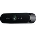LOGITECH - Webcam BRIO STREAM - 90 fps - USB 3.0 - 13 Mégapixels Interpolé(s) - Vidéo 4096 x 2160 - Autofocus - Microphone-0
