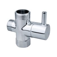 Déviateur de bras de douche à 3 voies G1/2 ", pièces de rechange universelles pour système de douche de salle de bain