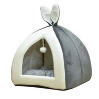 Niche de lit pour Animaux de Compagnie - Panier Confortable pour Chat Cochon d'Inde - Lit Mignon - Grand nid de Maison - L
