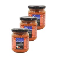 Les Saveurs de Savino - Lot 3x Confinade tomate séchée et chèvre - Pot 190g
