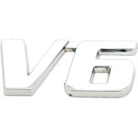 Sticker 3D en métal logo V6