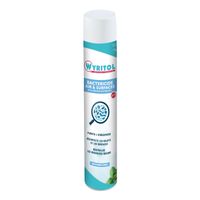WYRITOL -Purificateur d'air bactéricide -Purifie et désinfecte -Neutralise les odeurs -Parfum menthe - 750ml - Fabrication Française
