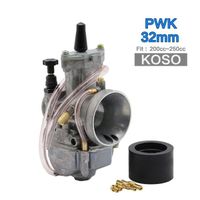 32mm Kos -carburateur PWK 21 24 26 28 30 32 34mm, pour moto de course universelle 2T 4T ATV