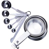 Ensemble de tasses et cuillères à mesurer en acier inoxydable, 8/10 pièces, outils pour la maison, accessoires de cuisine