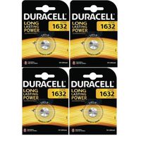 Duracell 4 piles CR1632 lithium 3 volt