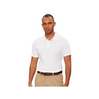 Polo - Guess - Homme - strech triangle G - Blanc - Coton