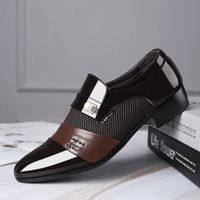 Oxford shoes en cuir marron pour homme - mocassins en cuir tendance - noir - homme - adulte