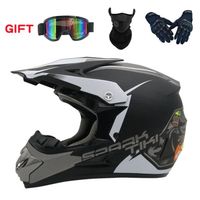Envoyer 3 pièces cadeau casque de moto enfants casque tout-terrain vélo descente AM DH casque de cross capacete motocross 