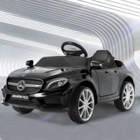Voiture électrique - Benz AMG GLA45 - batterie 12 V 3 vitesses 2 moteurs - convient aux jeux d'extérieur à partir de 3 ans - Noir