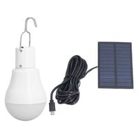 Shipenophy - Ampoule à panneau solaire à économie d'énergie lumière blanche USB ampoule solaire LED