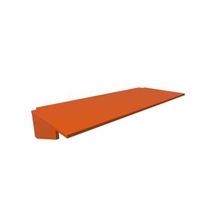 BUREAU  Bureau tablette pour lit mezzanine - ABC MEUBLES - Orange - Bois massif - A suspendre - 90x60x74 cm