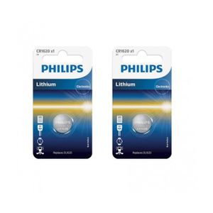 PILES 2 Piles Philips CR1620 - 