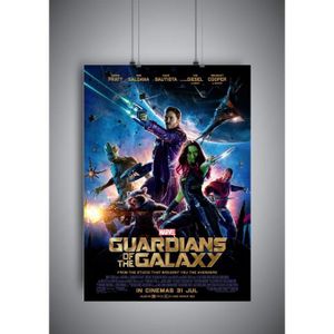 AFFICHE - POSTER Poster affiche GUARDIANS OF THE GALAXY Movie Wall Art - A4 (21x29,7cm)