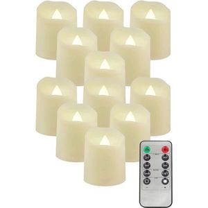 Bougies chauffe-plat LED scintillantes, sans télécommande/télécommande –  acacuss