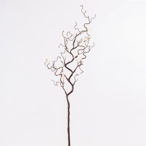FLEUR ARTIFICIELLE artplants.de Branche de noisetier Artificielle Bolton avec Chatons, Brun, 65cm - Fausse Branche - Branche décorative
