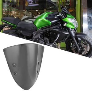 BULLE - SAUTE VENT Fafeicy pare-brise de moto Pare-brise moto pare-brise pare-brise adapté pour Kawasaki ER-6N ER6N 2012-2014 (noir)