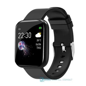 MONTRE CONNECTÉE Montre connectée,Sport HD Smartwatch femme montre bluetooth hommes en acier montre intelligente IOS Android étanche - Type I5 black