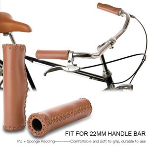 Poignées de vélo coordonnantes creuses, poignée de vélo de montagne  verrouillée Adelalement, housse de protection, poignée de protection, 1  paire - AliExpress