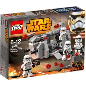 ASSEMBLAGE CONSTRUCTION LEGO Star Wars 75078 Transport de l'Armée impérial