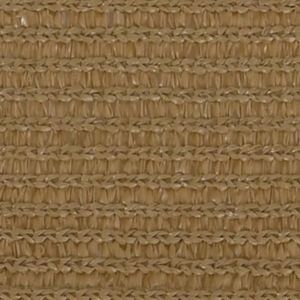 VOILE D'OMBRAGE Voile d'ombrage 160 g-m² Taupe 5x5x6 m PEHD Mothinessto LY2129