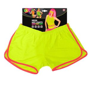 DÉGUISEMENT - PANOPLIE Short Jaune Fluo Femme - Marque - Modèle - Couleur