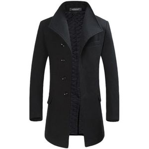 MANTEAU - CABAN ALLTHEMEN Manteau Homme Hiver en Laine Chaud Mi-Lo