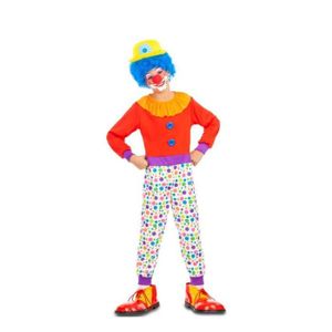 DÉGUISEMENT - PANOPLIE Déguisement de Clown à Pois - Garçon - Combinaison incluse - Multicolore - 3 ans et plus