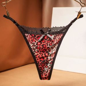 STRING - TANGA Femmes léopard dentelle maille pure sous-vêtements