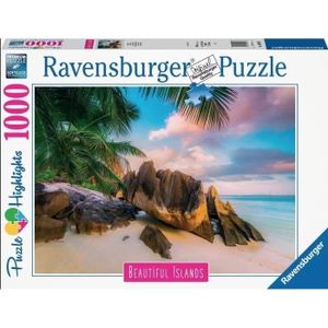 PUZZLE Puzzle 1000 pièces Les Seychelles (Puzzle Highligh