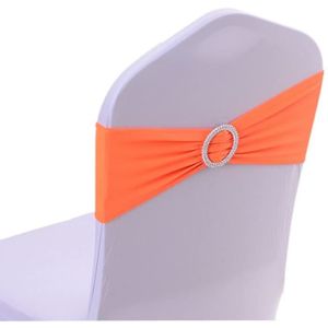 fête événements orange Namvo Lot de 10 nœuds de chaise en organza pour mariage décoration d/'anniversaire