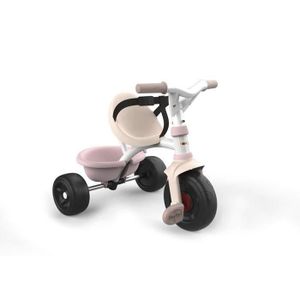 Tricycle SHOT CASE - SMOBY Tricycle enfant évolutif Be Fun - Structure métal - Rose
