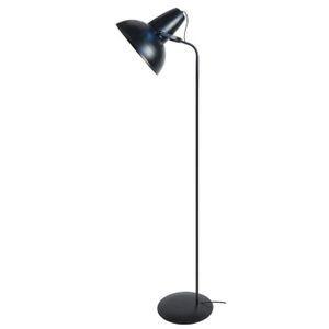 LAMPADAIRE TOSEL Lampadaire liseuse 1 lumières - luminaire intérieur - acier noir - Style inspiration nordique - H150cm L29cm P29cm