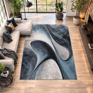Unamourdetapis Petit Tapis Rond Moderne Madila 100 X 100 Cm