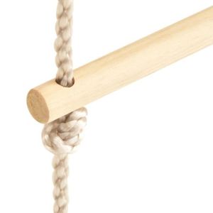 ECHELLE Zerodis Échelle de corde pour enfants Bois massif et PE 30x168 cm HB042